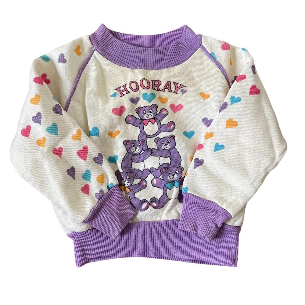 Vintage Kids Bear Crewneck Sweatshirt